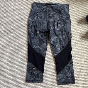 lululemon athletica Black and Gray Performance Leggings